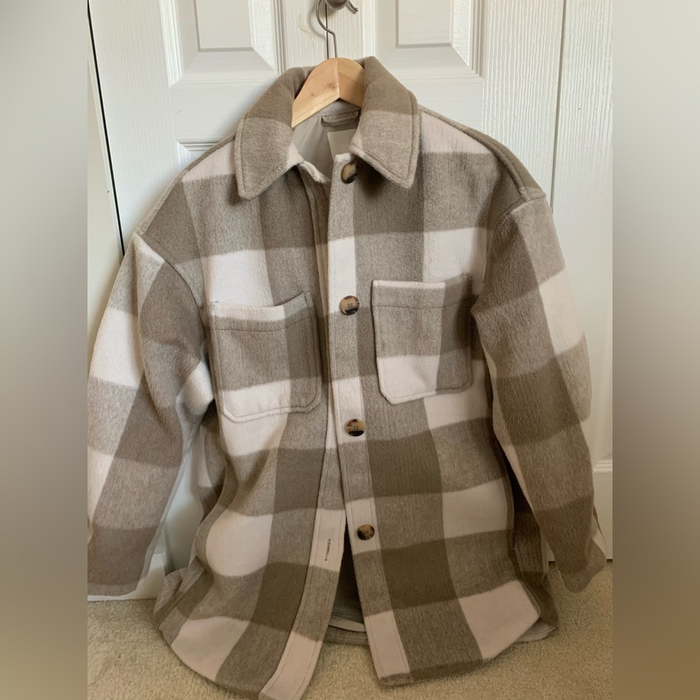 H&M oversized Shacket